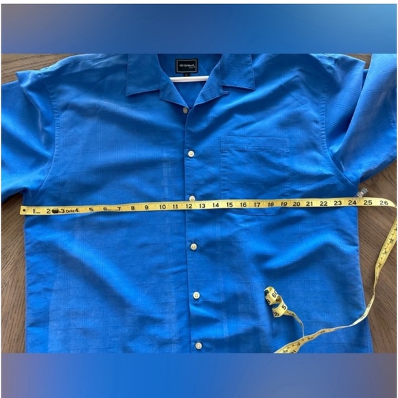 Bolle royal blue short sleeve men's shirt size L - Picture 9 of 10